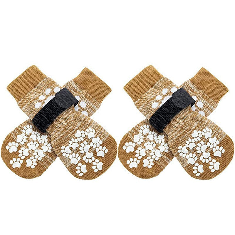 Anti-Slip Pet Socks – Outdoor Paw Protection Shoes for Cats & Dogs