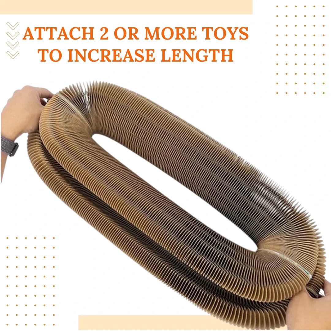 3 in 1 Organ Foldable Cat Scratch Board Toy with Bell, interactive toy