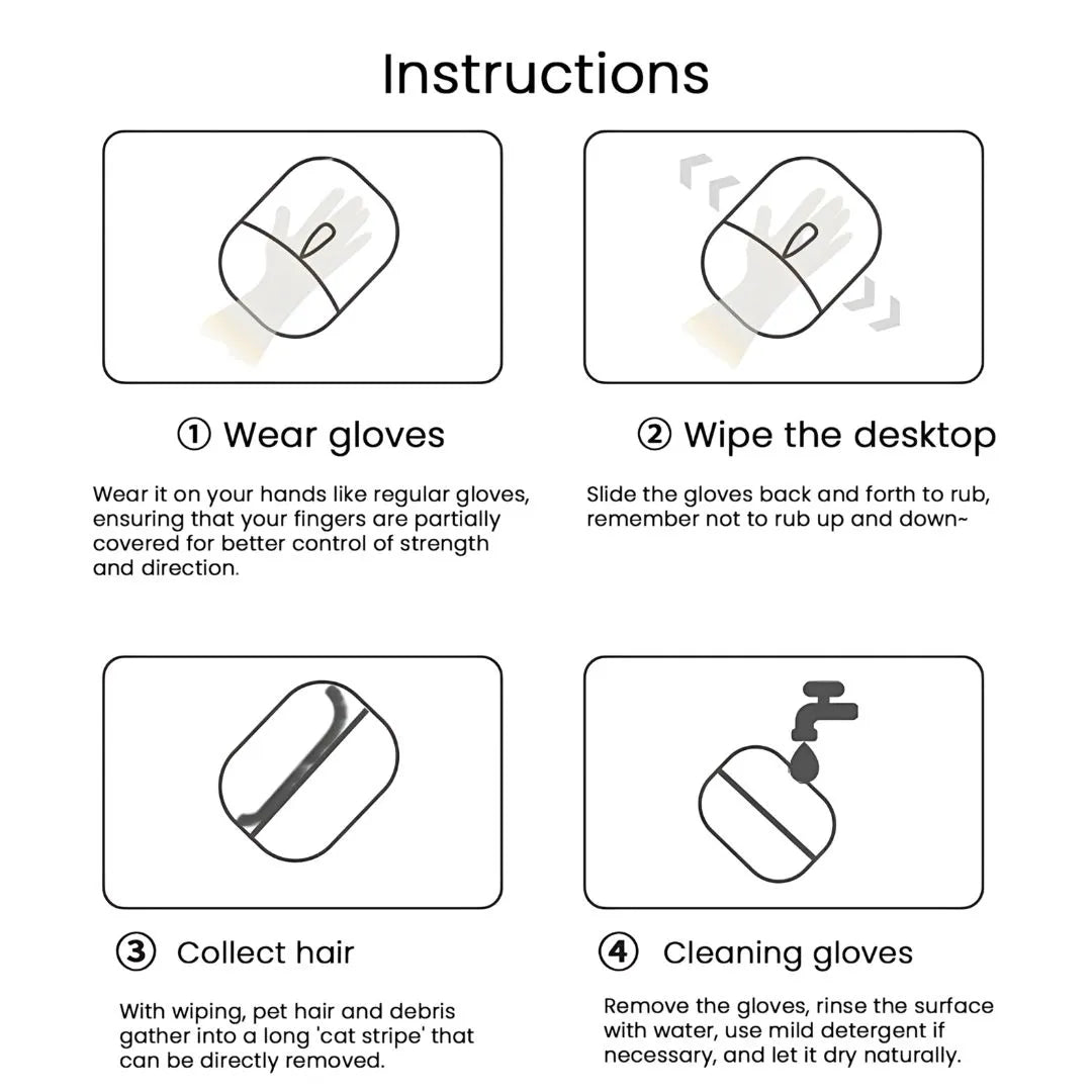 Pet Hair Removal Gloves
