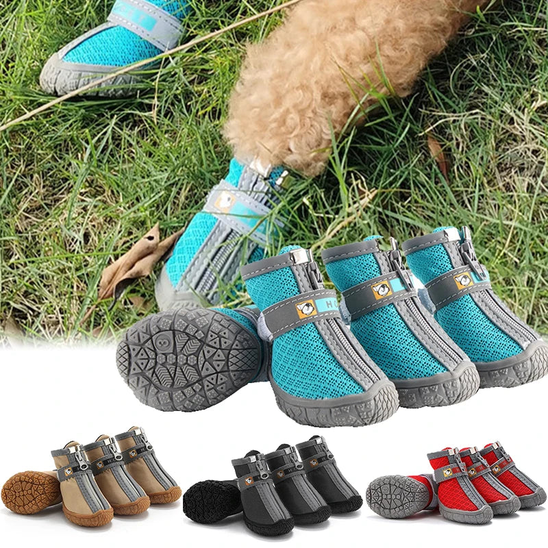 Non-Slip Soles Breathable Dog Shoes