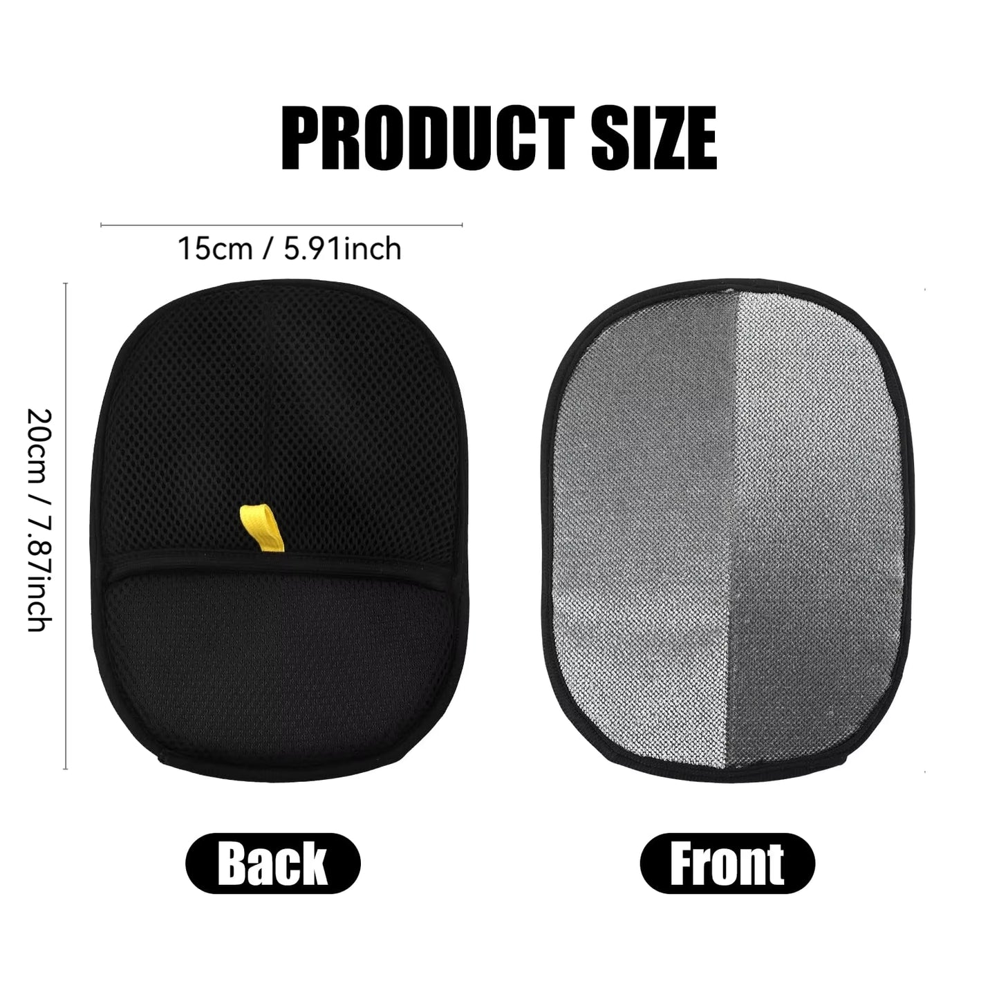 Reusable Static Removal Gloves, Double-Sided Grooming Gloves for Pets, Removes Pet Fur Hair for Carpets Pet Hair Removal Tool