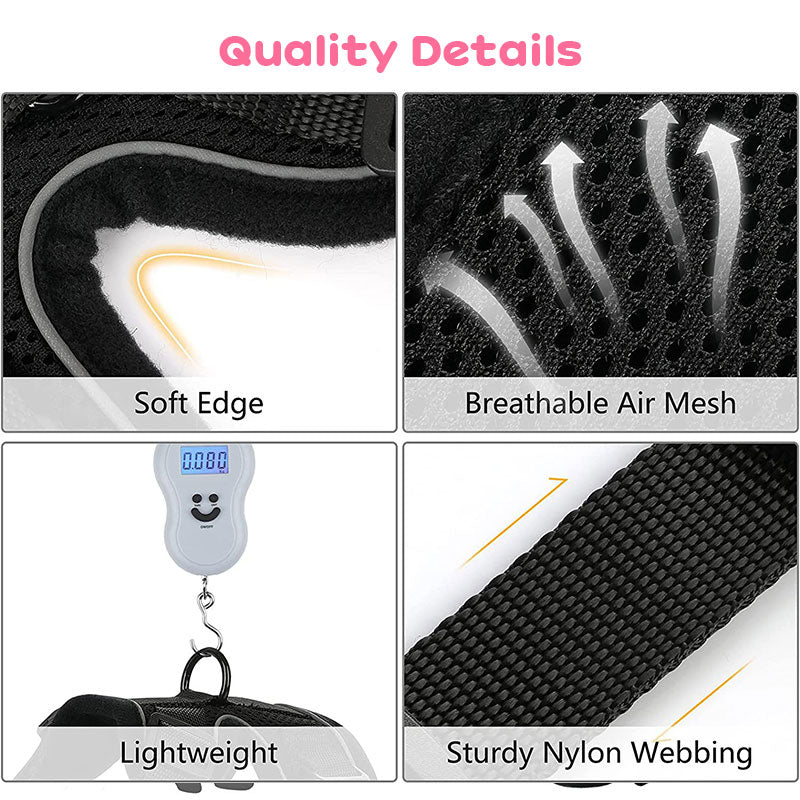 Reflective Escape-Proof Cat Harness & Leash Set – Soft Breathable Mesh Walking Vest