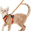 Reflective Escape-Proof Cat Harness & Leash Set – Soft Breathable Mesh Walking Vest