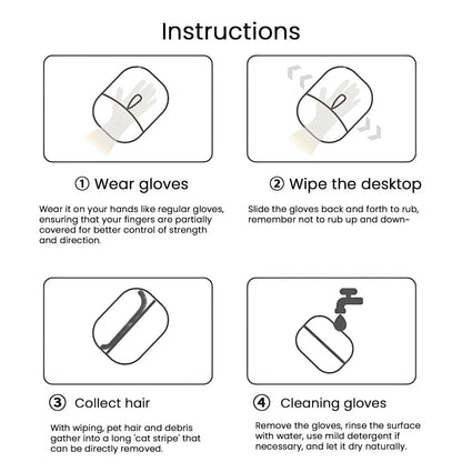 Pet Hair Removal Gloves