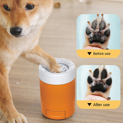 Pet Foot Washing Cup & Beauty Paw Cleaner – Antibacterial Soft Bristles with Integrated Drying Feature