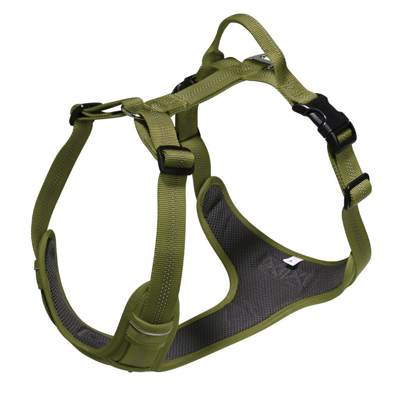 Reflective No-Pull Dog Harness & Leash Set – Breathable Escape-Proof H-Type Vest for Large & Medium Breeds