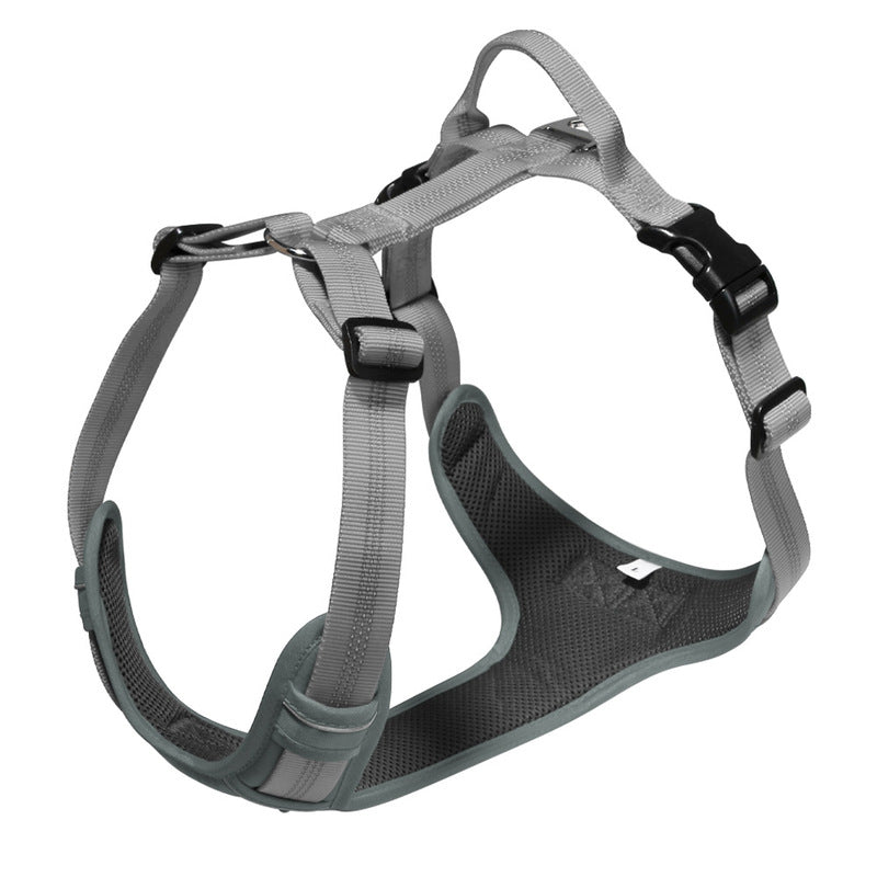 Reflective No-Pull Dog Harness & Leash Set – Breathable Escape-Proof H-Type Vest for Large & Medium Breeds
