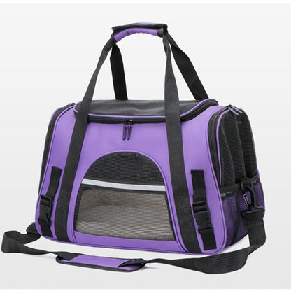Premium Breathable Pet Travel Carrier – Foldable & Expandable Soft-Sided Bag for Cats & Small Dogs