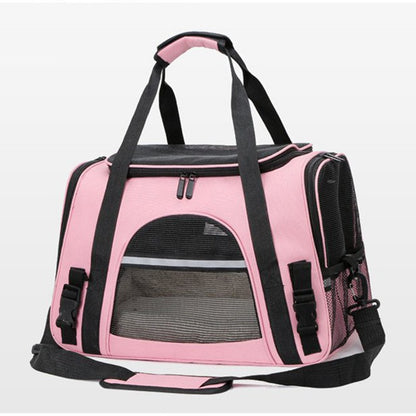 Premium Breathable Pet Travel Carrier – Foldable & Expandable Soft-Sided Bag for Cats & Small Dogs