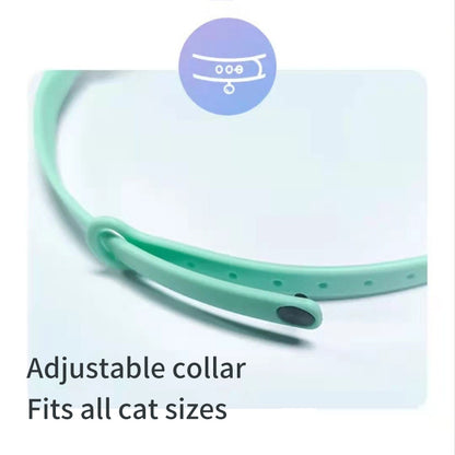 Hands-Free Smart Laser Cat Teaser Collar – Rechargeable Automatic Interactive Toy