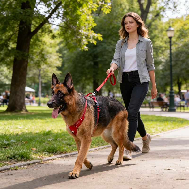 Reflective No-Pull Dog Harness & Leash Set – Breathable Escape-Proof H-Type Vest for Large & Medium Breeds