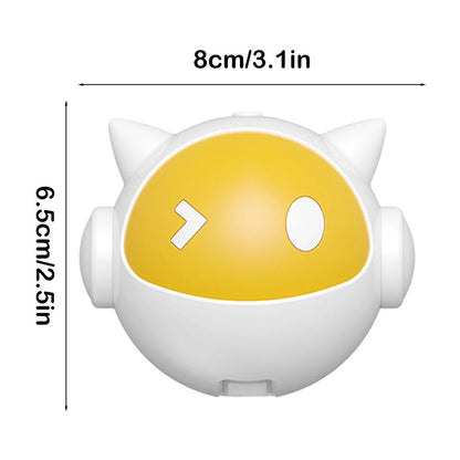 Automatic Interactive Cat Toy Ball – Electric Self-Rotating & Jumping Teaser with Hairball Support