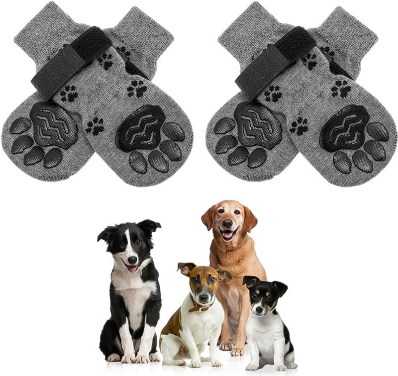 Anti-Slip Pet Socks – Outdoor Paw Protection Shoes for Cats & Dogs