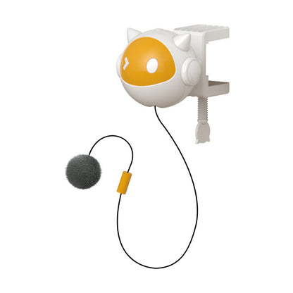 Automatic Interactive Cat Toy Ball – Electric Self-Rotating & Jumping Teaser with Hairball Support
