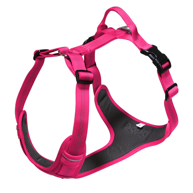 Reflective No-Pull Dog Harness & Leash Set – Breathable Escape-Proof H-Type Vest for Large & Medium Breeds