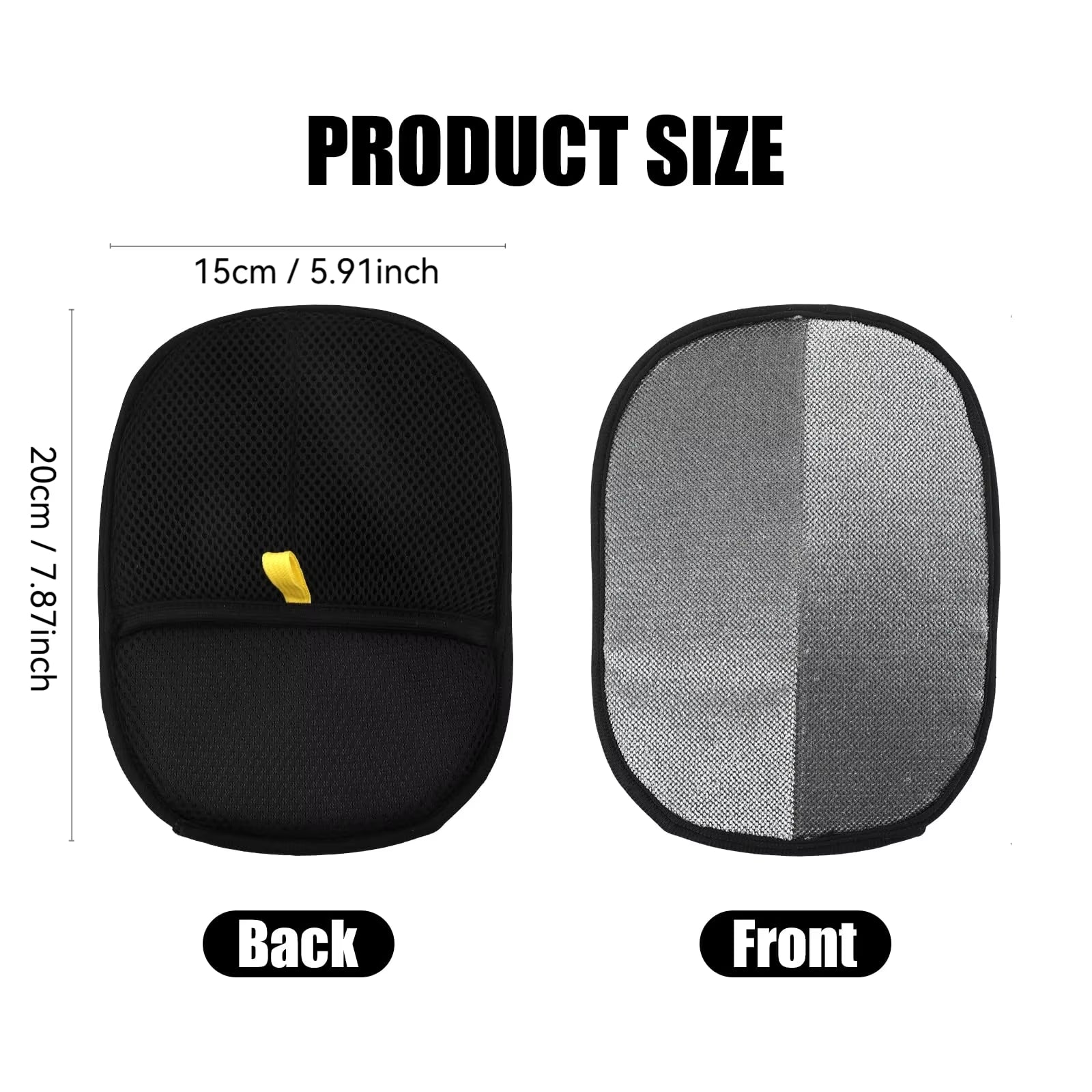 Reusable Static Removal Gloves, Double-Sided Grooming Gloves for Pets, Removes Pet Fur Hair for Carpets Pet Hair Removal Tool